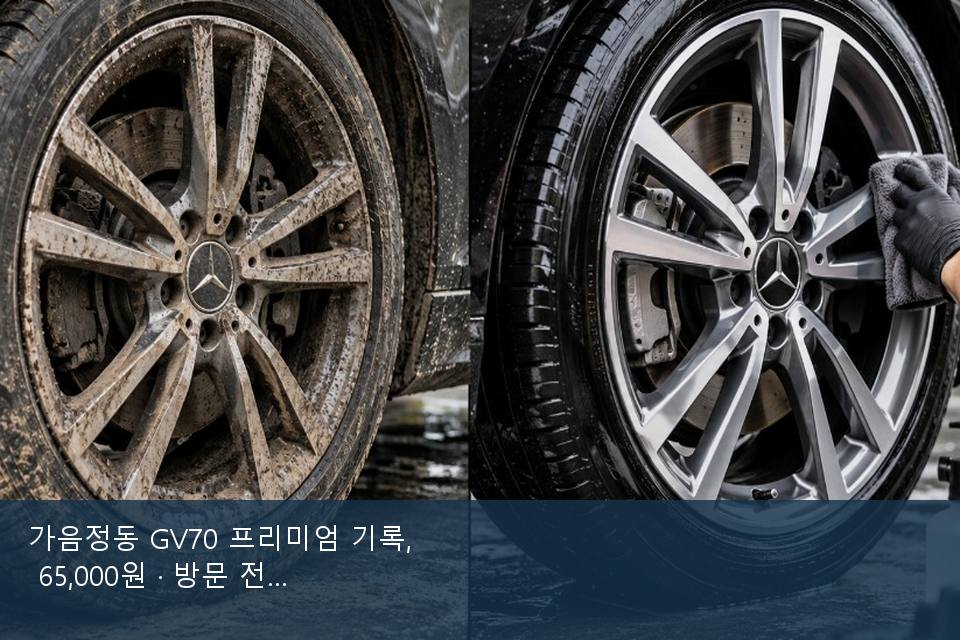 가음정동 GV70 프리미엄 기록, 65,000원 · 방문 전에 확인한 것